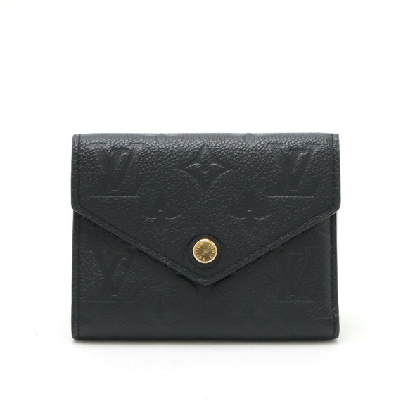 Louis Vuitton Empreinte Tri Wallet Black Portefeuille Victorine - Picture 1 of 7